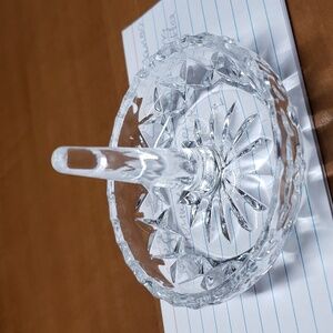 Style Setter/Darby Manor jewelry holder vtg Lead Crystal